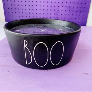 Rae Dunn Black Halloween Candle Rae Dunn Boo Wide